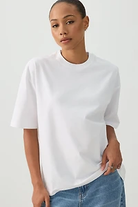 T-shirt ample à manches courtes Basic