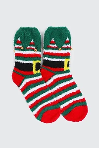 Ardene Elf Cozy Socks | Polyester/Spandex
