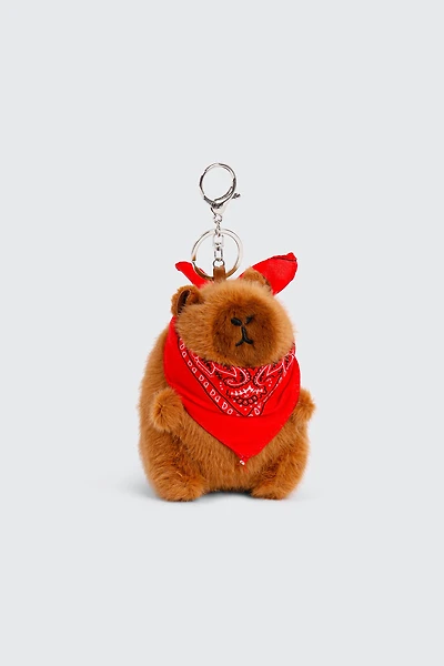 Ardene Plushie Capybara Charm in Brown
