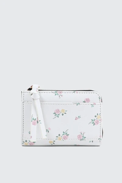 Portefeuille compact en faux cuir