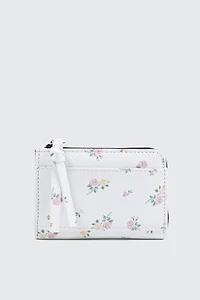 Portefeuille compact en faux cuir