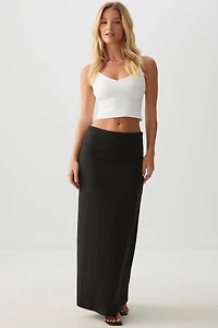 Ardene Two-Way Super Soft Maxi Skirt in | Size | Polyester/Spandex