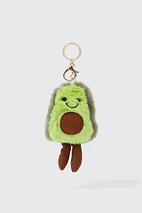 Ardene Plushie Avocado Bag Charm in Medium Green