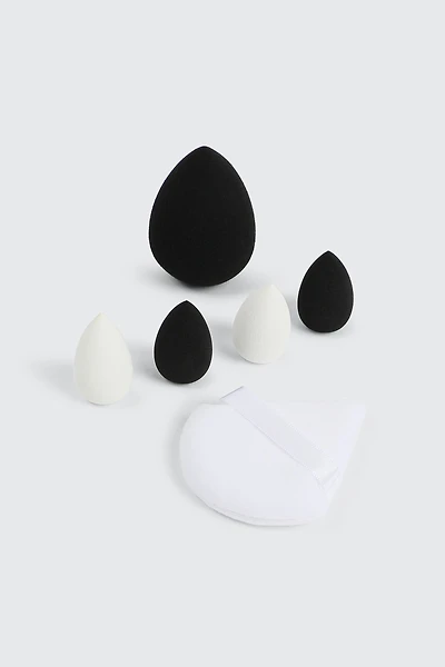 Ardene 6-Pack Makeup Applicators in Black