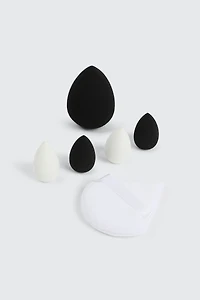 Ardene 6-Pack Makeup Applicators in Black