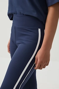 Pantalon évasé à rayures latérales