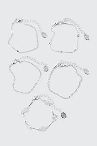 Ensemble-cadeau bracelets à roses en filigrane