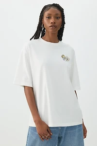 T-shirt ample graphique