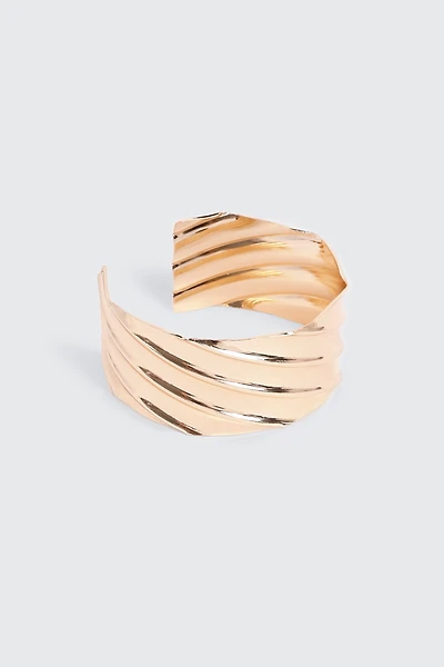 Bracelet manchette torsadé