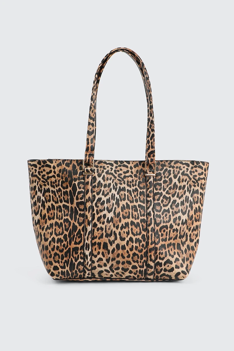 Ardene Large Tote Bag | Faux Leather