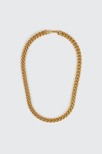Ardene Man Stainless Steel Chunky Chain Necklace For Men in Gold