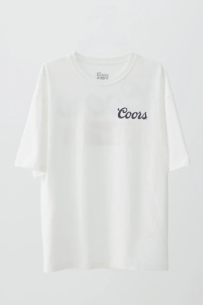 Ardene Man Coors Graphic T-Shirt For Men in White | Size | 100% Cotton