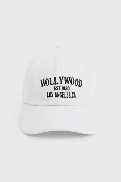 Ardene Athletic Dept Cap in White | 100% Cotton