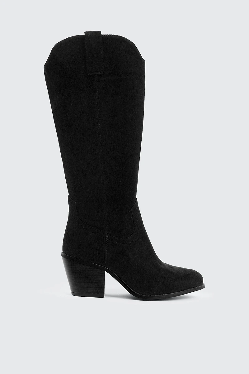 Ardene Cowboy Inspired Boots in | Size | Faux Suede | Eco-Conscious