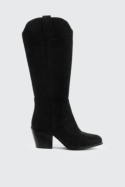 Ardene Cowboy Inspired Boots in | Size | Faux Suede | Eco-Conscious