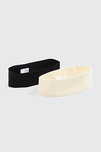 Ardene 2-Pack Headbands in Off-White | Polyester