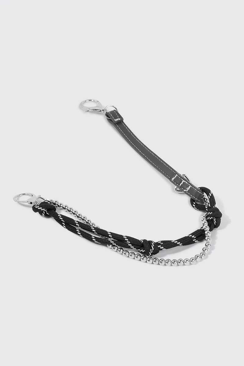 Ardene Rope & Chain Bag Cham in | Faux Leather
