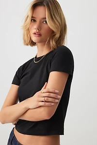 Ardene Effortless Everyday T-Shirt in | Size | Cotton/Elastane | Eco-Conscious