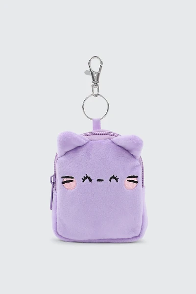 Ardene Kids Cat Coin Purse in Medium Purple