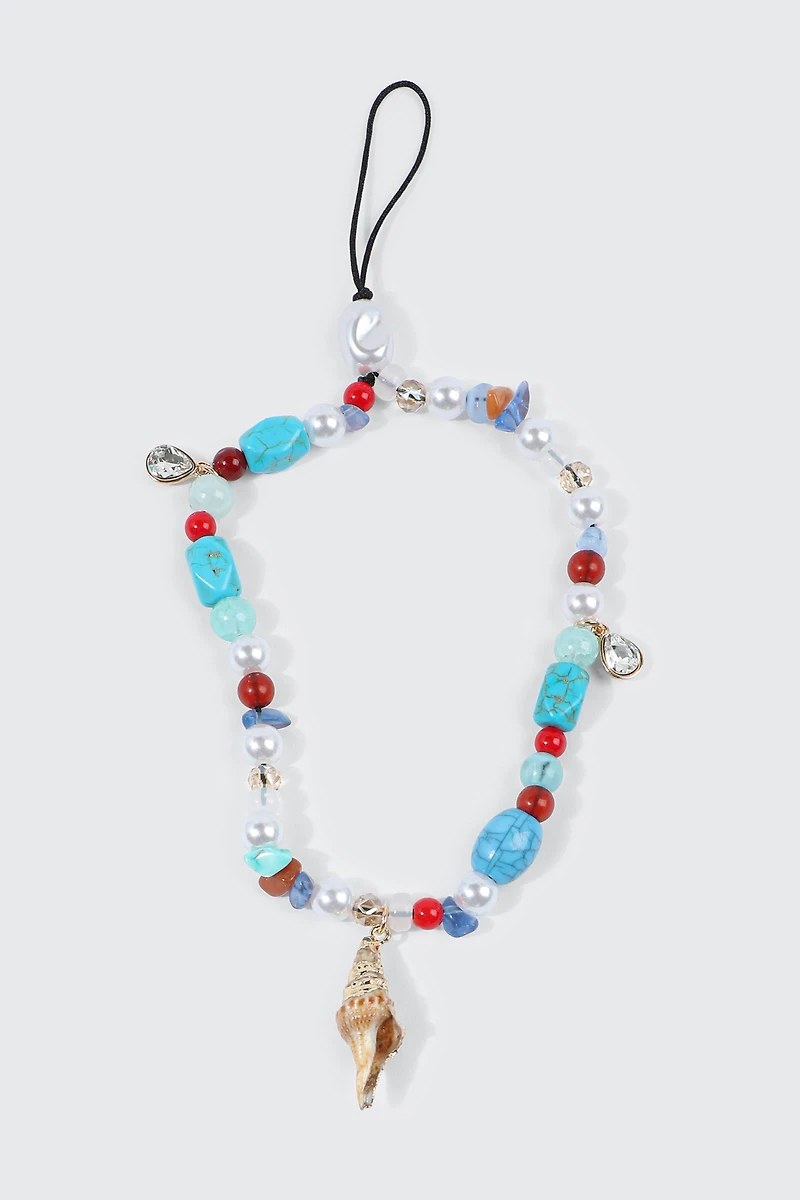 Breloque de téléphone coquillage