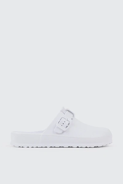 Ardene Clogs Sandals in White | Size