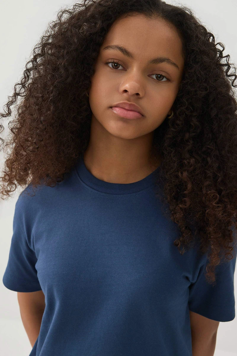 T-shirt à manches courtes uni