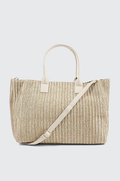 Sac fourre-tout tressé