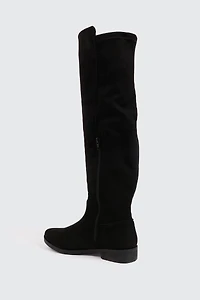 Cuissardes en faux suède