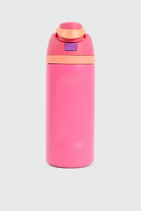 Ardene Kids Stainless Steel Water Bottle in Medium Pink