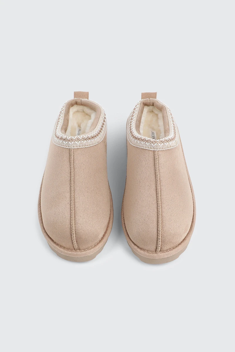 Sabots en faux mouton