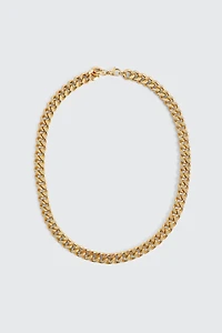 Ardene Man Stainless Steel Chunky Chain Necklace For Men in Gold