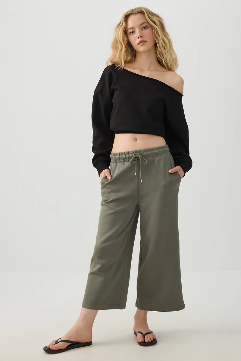 Capri à jambe large enfiler