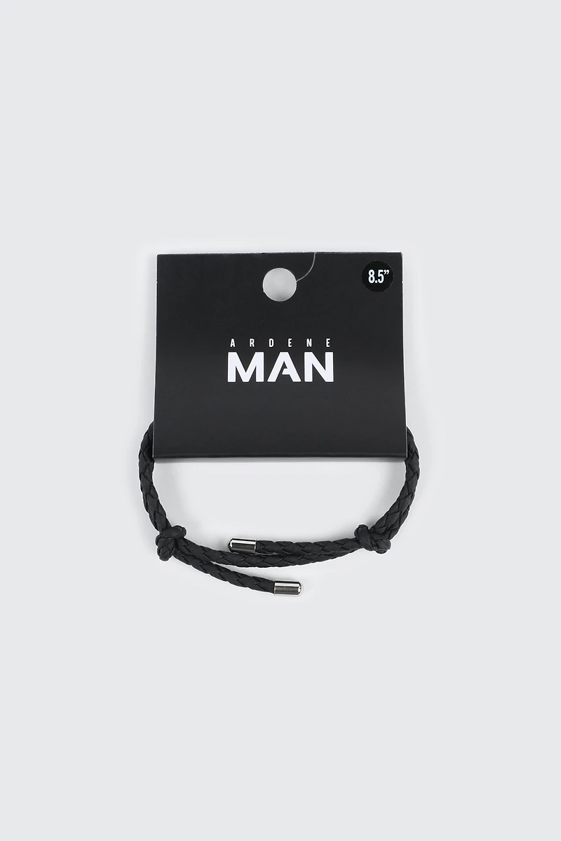 Bracelet en faux cuir ajustable