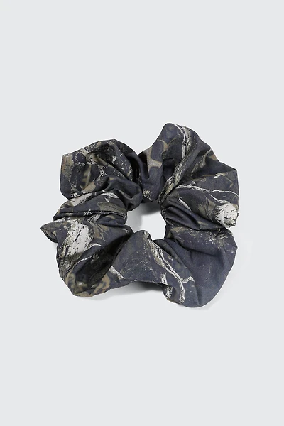 Ardene XL Satin Camo Scrunchie | Polyester