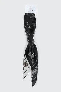 Bandana cachemire deux tons