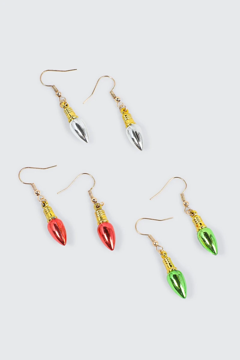 Ardene Festive Light Earrings | Stainless Steel