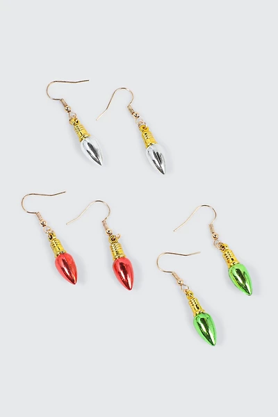 Ardene Festive Light Earrings | Stainless Steel