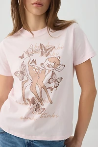 Ardene Graphic T-Shirt in Light | Size | 100% Cotton