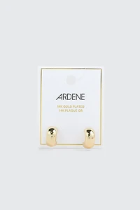 Mini anneaux plaqués or 14K