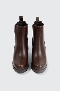 Bottes Chelsea à semelle crantée volumineuse