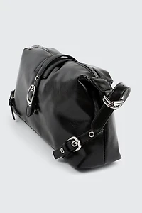 Sac baguette à détail de boucles