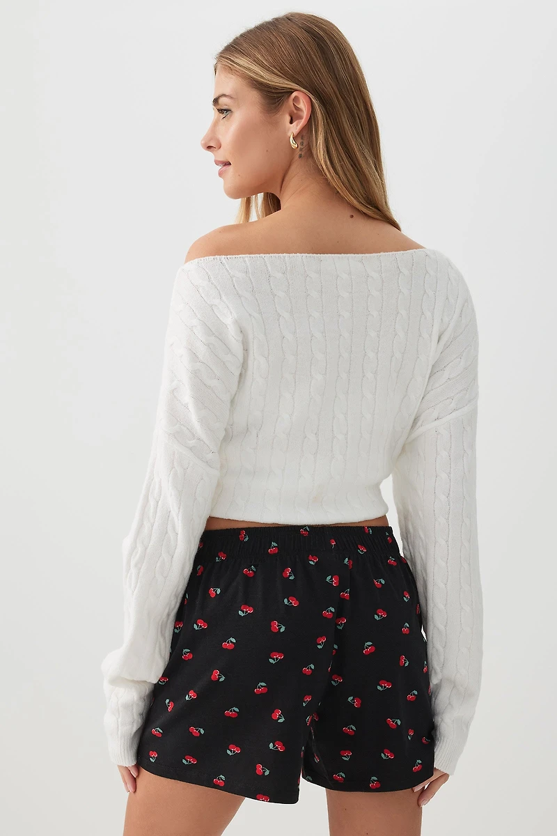 Duo de boxeurs unisexes cerises et bonbons