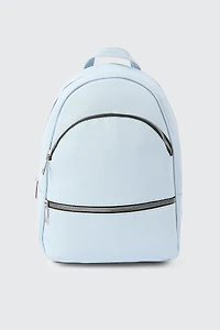 Ardene Faux Leather Backpack in Light Blue | Faux Leather/Polyester