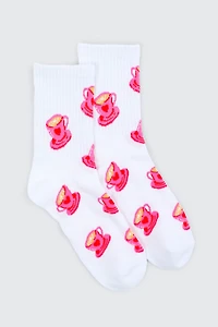 Chaussettes croissant et café