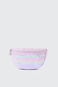 Ardene Kids Butterfly Pattern Fanny Pack in Lilac | Polyester/Nylon