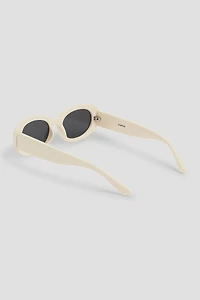 Lunettes de soleil ovales