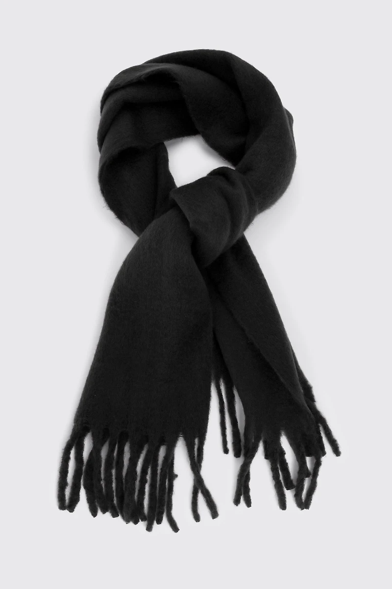 Ardene Rectangular Scarf with Fringes in | Polyester