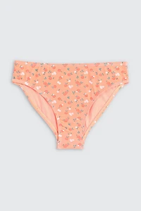Ardene Kids Ditsy Floral Swim Bottom in Orange | Size | Polyester/Nylon/Spandex