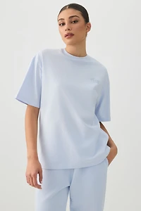 Ardene Oversized Graphic T-Shirt in Ice | Size | Cotton | Eco-Conscious