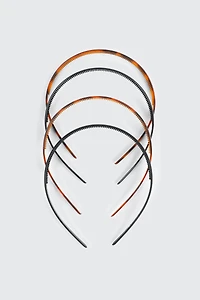 Lot de 4 petits serre-têtes